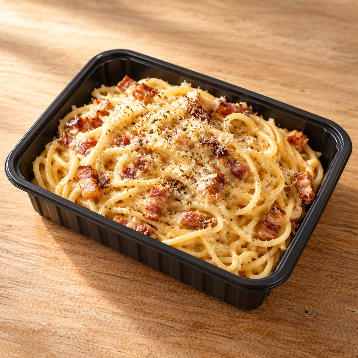 Pâtes carbonara 1 personne
